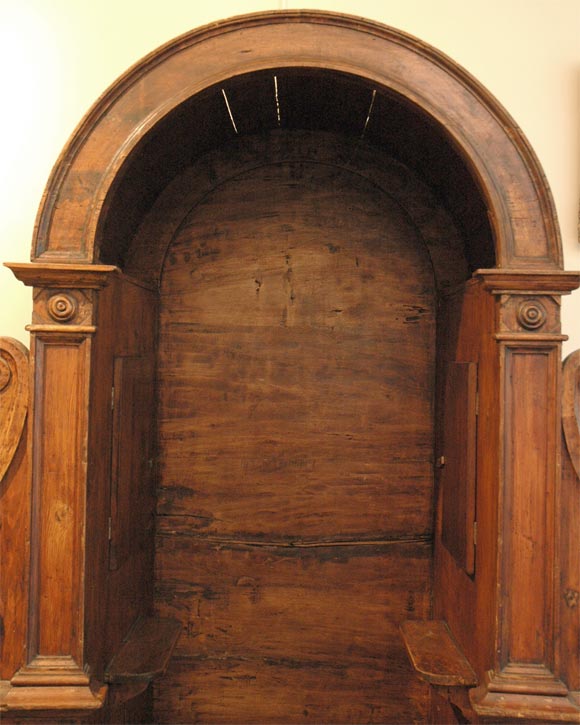 Carved Pine Confessional 3